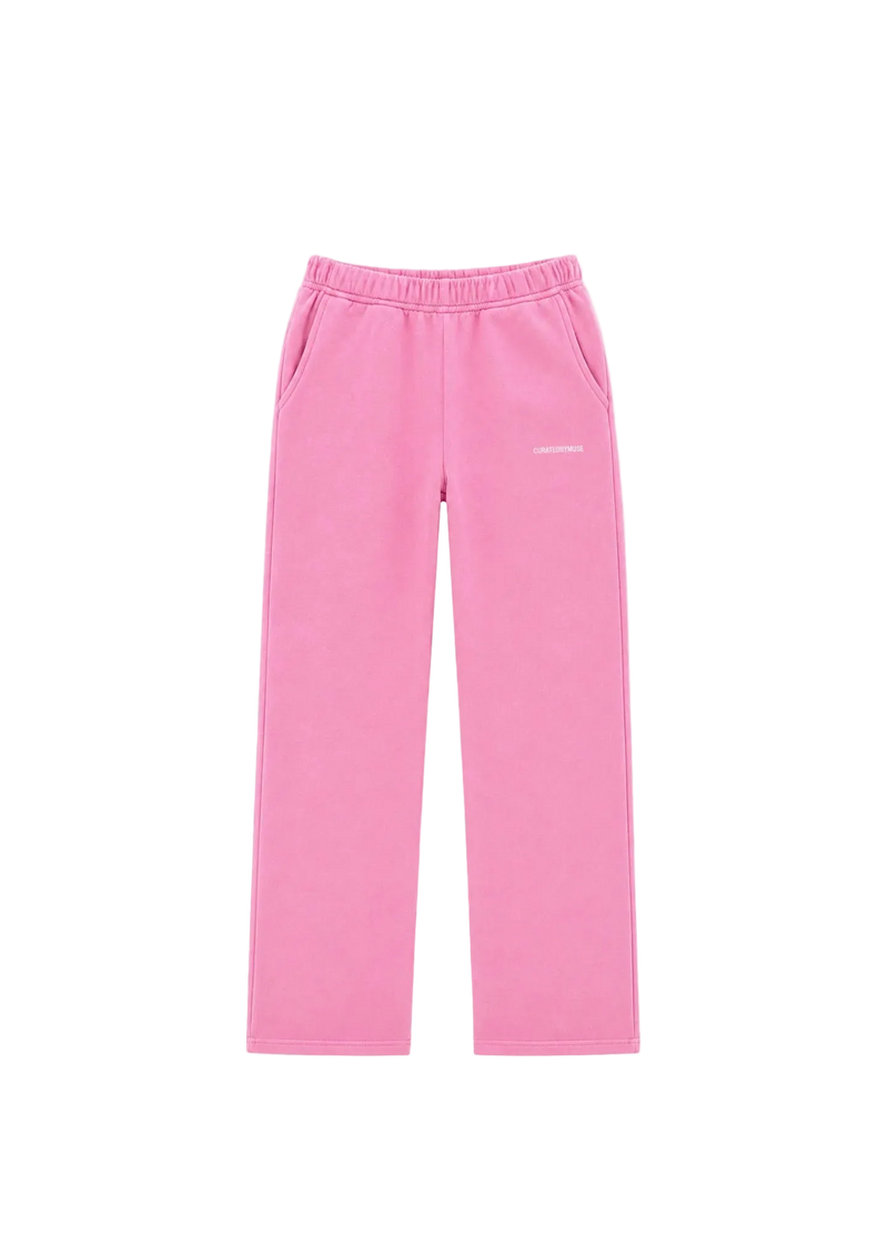 French Terry Joggers - Pink Lemonade