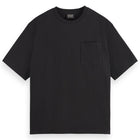 3 Crosses Loose Fit Pocket T-Shirt - Black