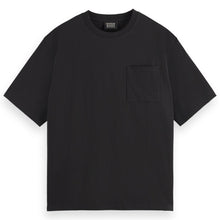 3 Crosses Loose Fit Pocket T-Shirt - Black
