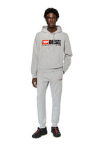 Grey Melange S-Ginn-Hood-Div Sweat-Shirt
