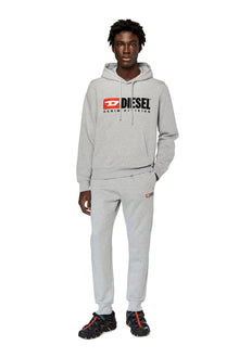 Grey Melange S-Ginn-Hood-Div Sweat-Shirt