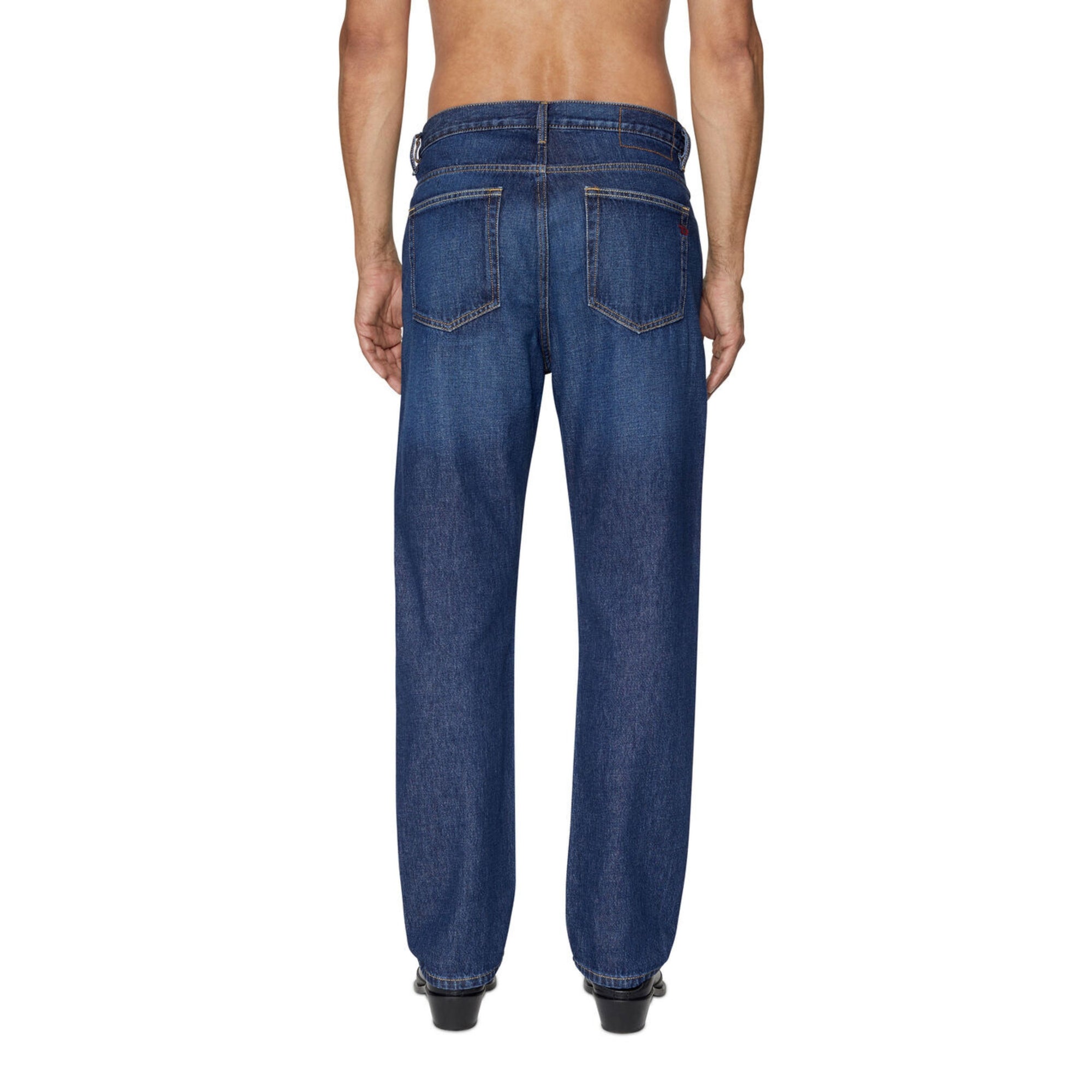 Dark Blue D-Viker Straight Jeans