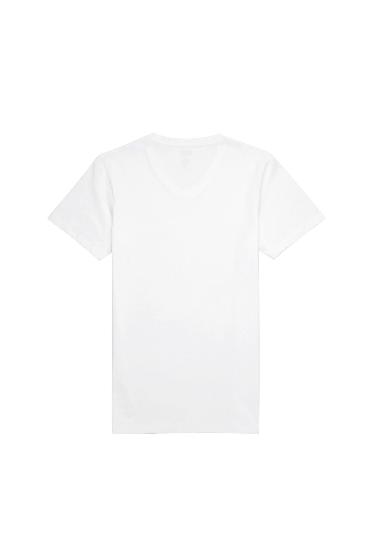 White Umtee Randal V-Neck T-Shirt