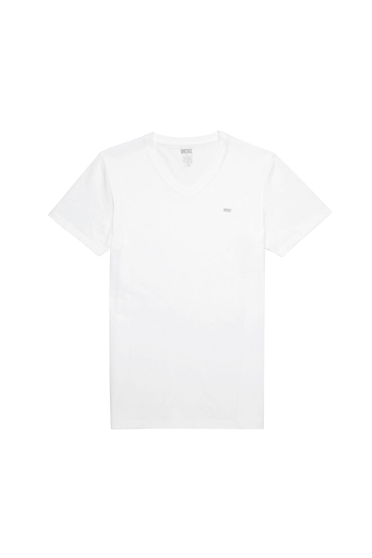 White Umtee Randal V-Neck T-Shirt