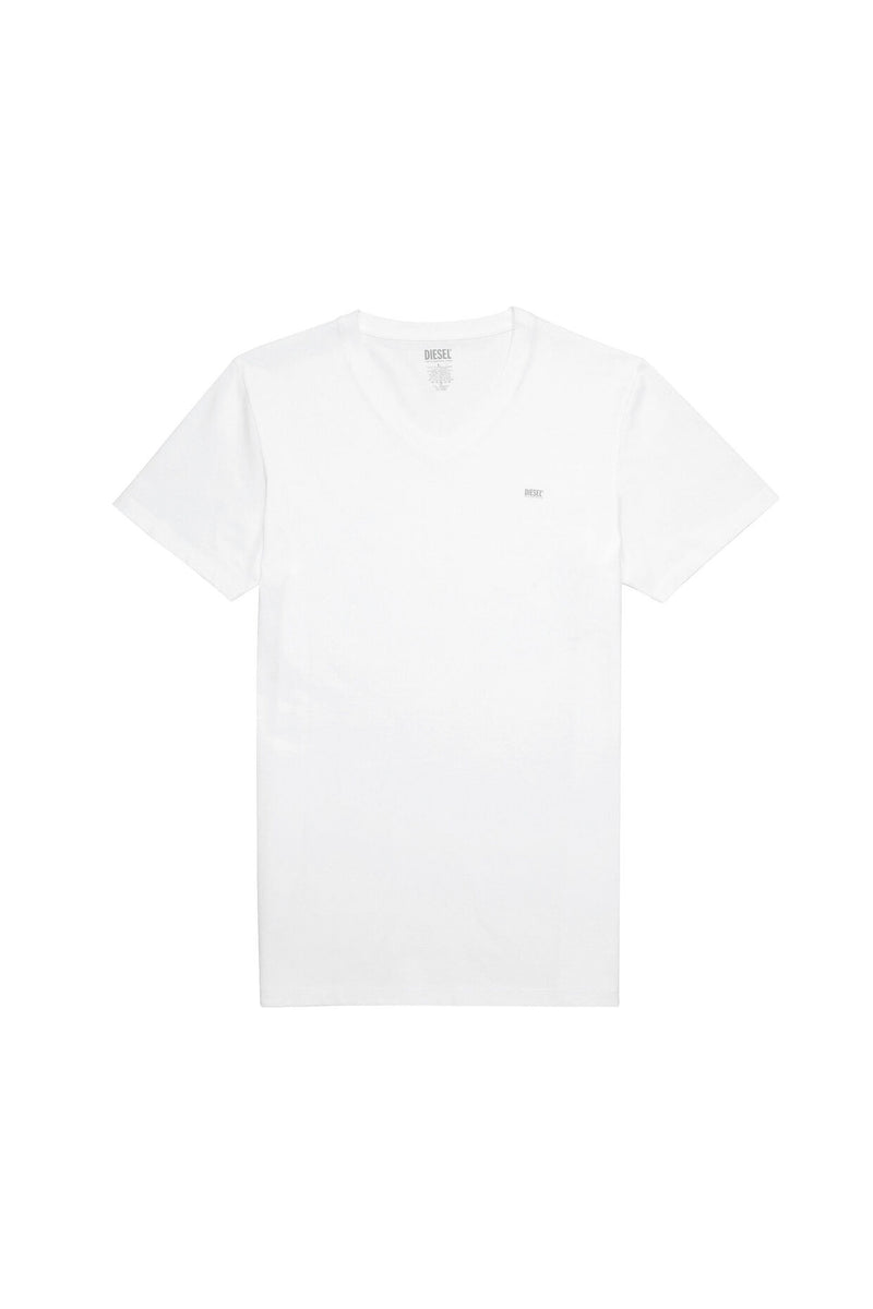 White Umtee Randal V-Neck T-Shirt
