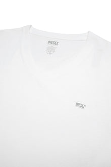 White Umtee Randal V-Neck T-Shirt