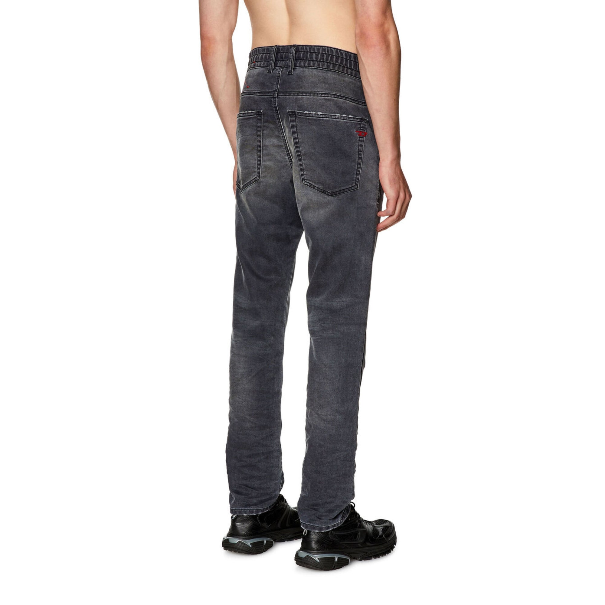 Dark Grey Tapared Sweatjeans