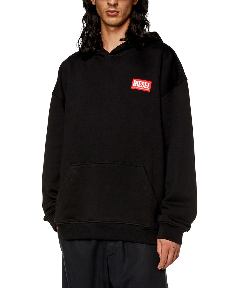 Diesel - Sweat-shirt noir avec étiquette S