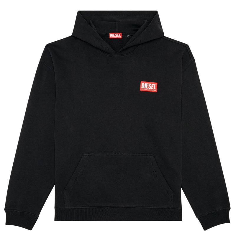Diesel - Sweat-shirt noir avec étiquette S