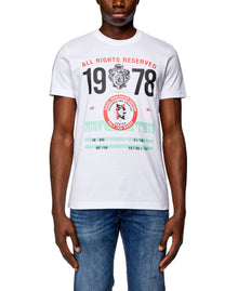 T-shirt Diesel T-Diegor blanc