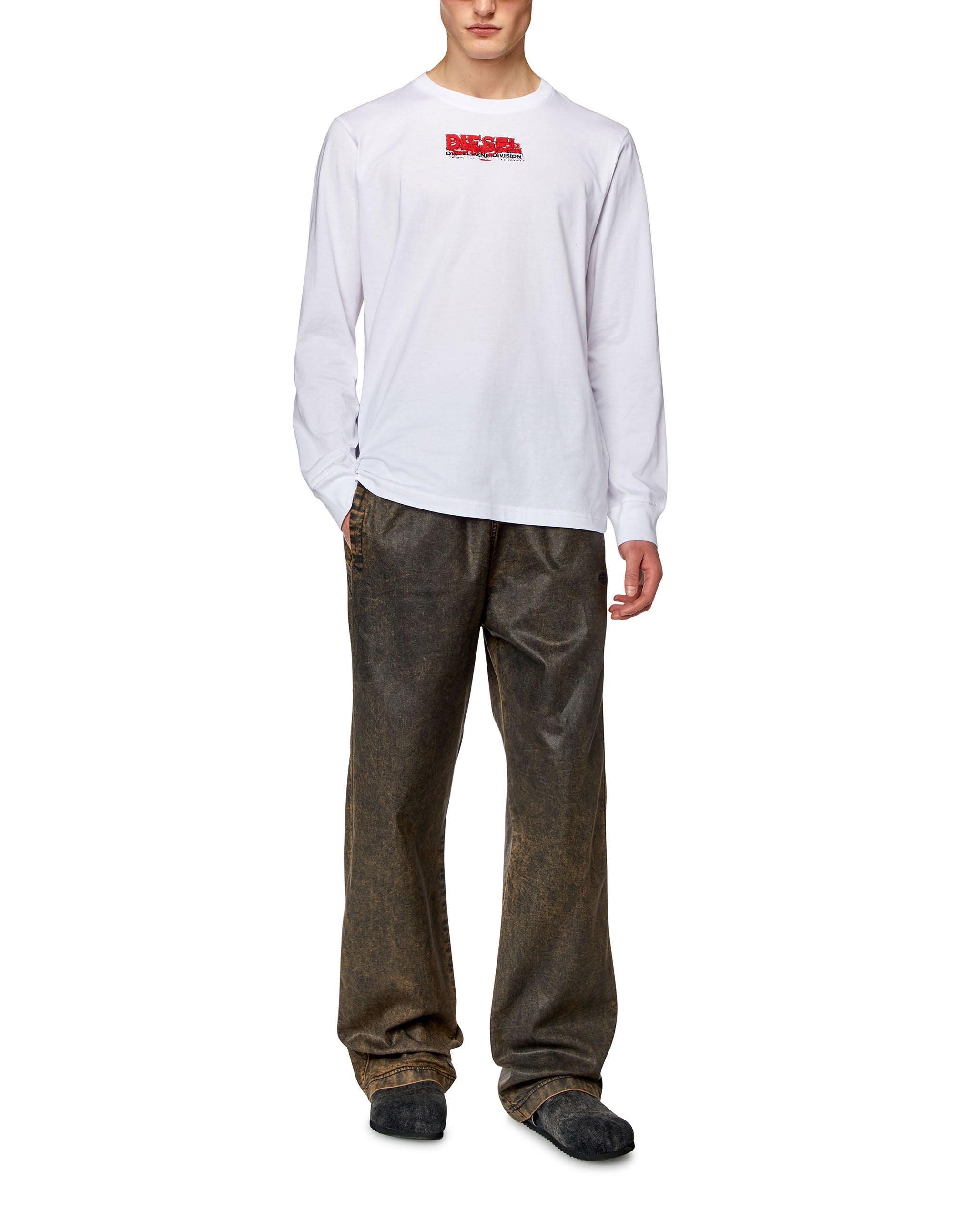 White T-Just Longsleeve T-Shirt