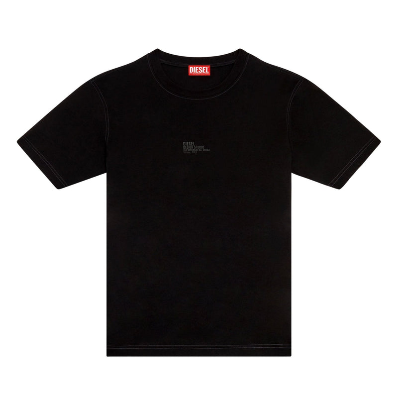 Black T-Must-Slits-N2 T-Shirt