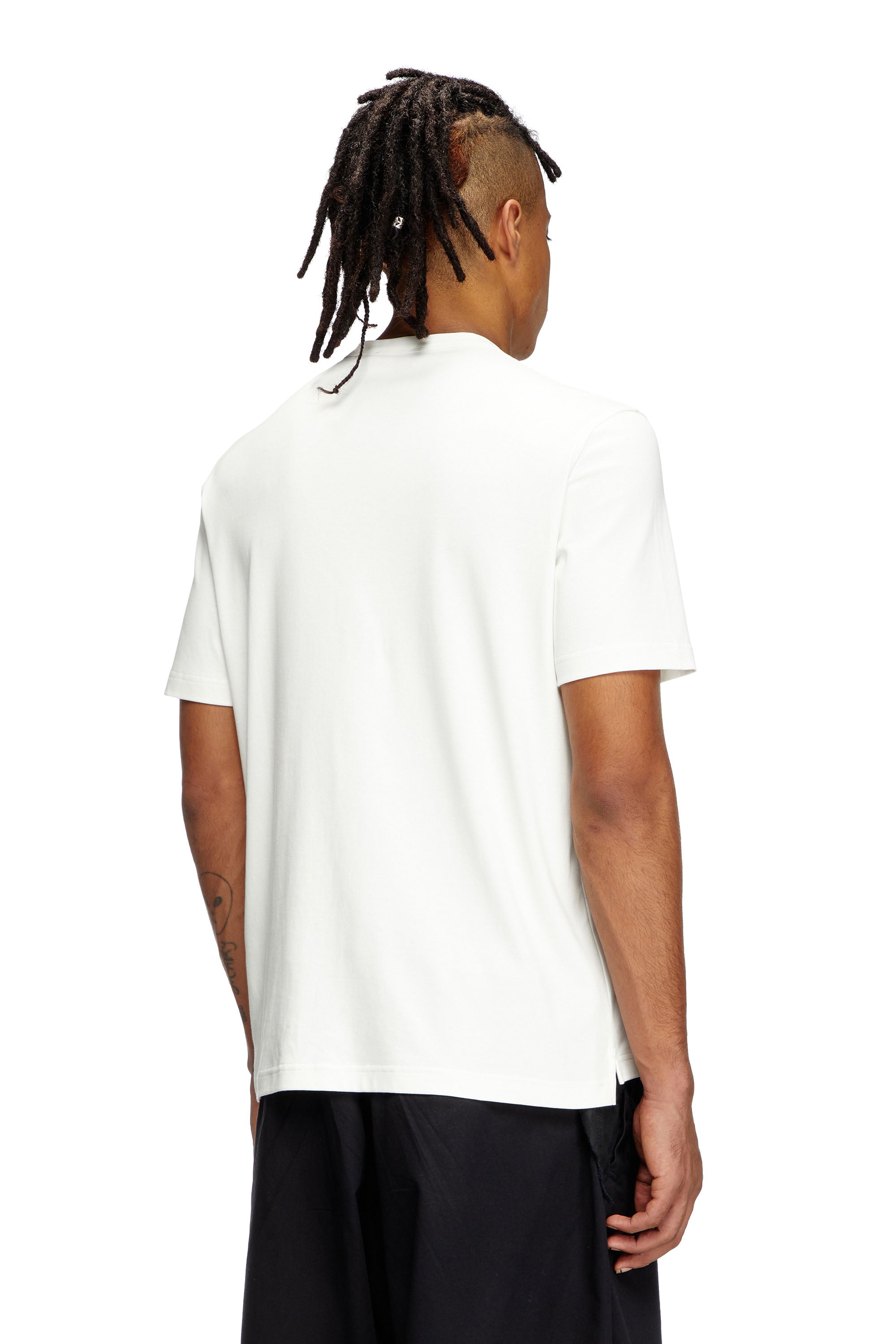White T-Adjust-Slits-R17 T-Shirt