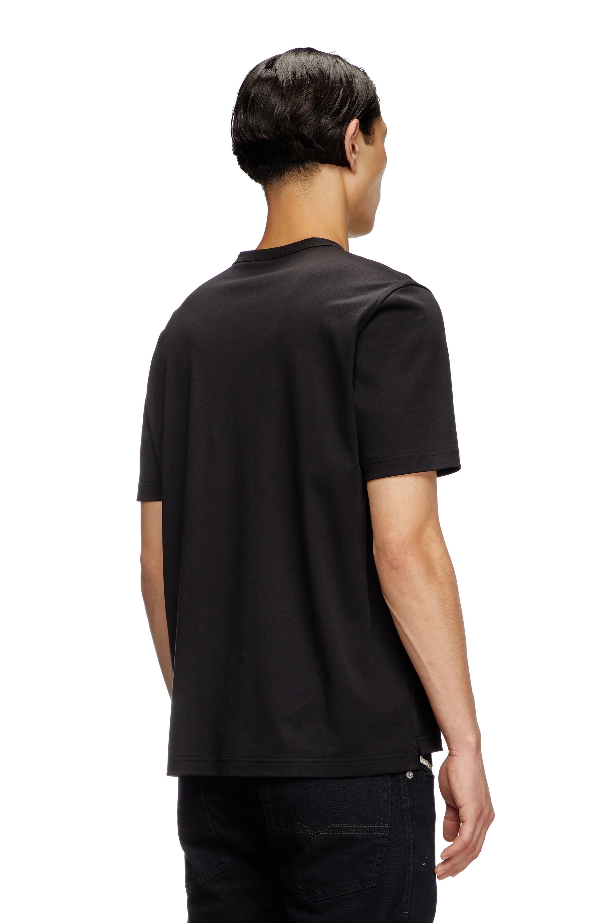 Black T-Adjust-Slits-R17 T-Shirt