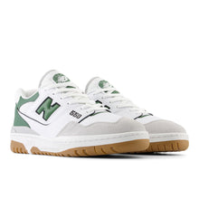 White & Green 550 Sneakers