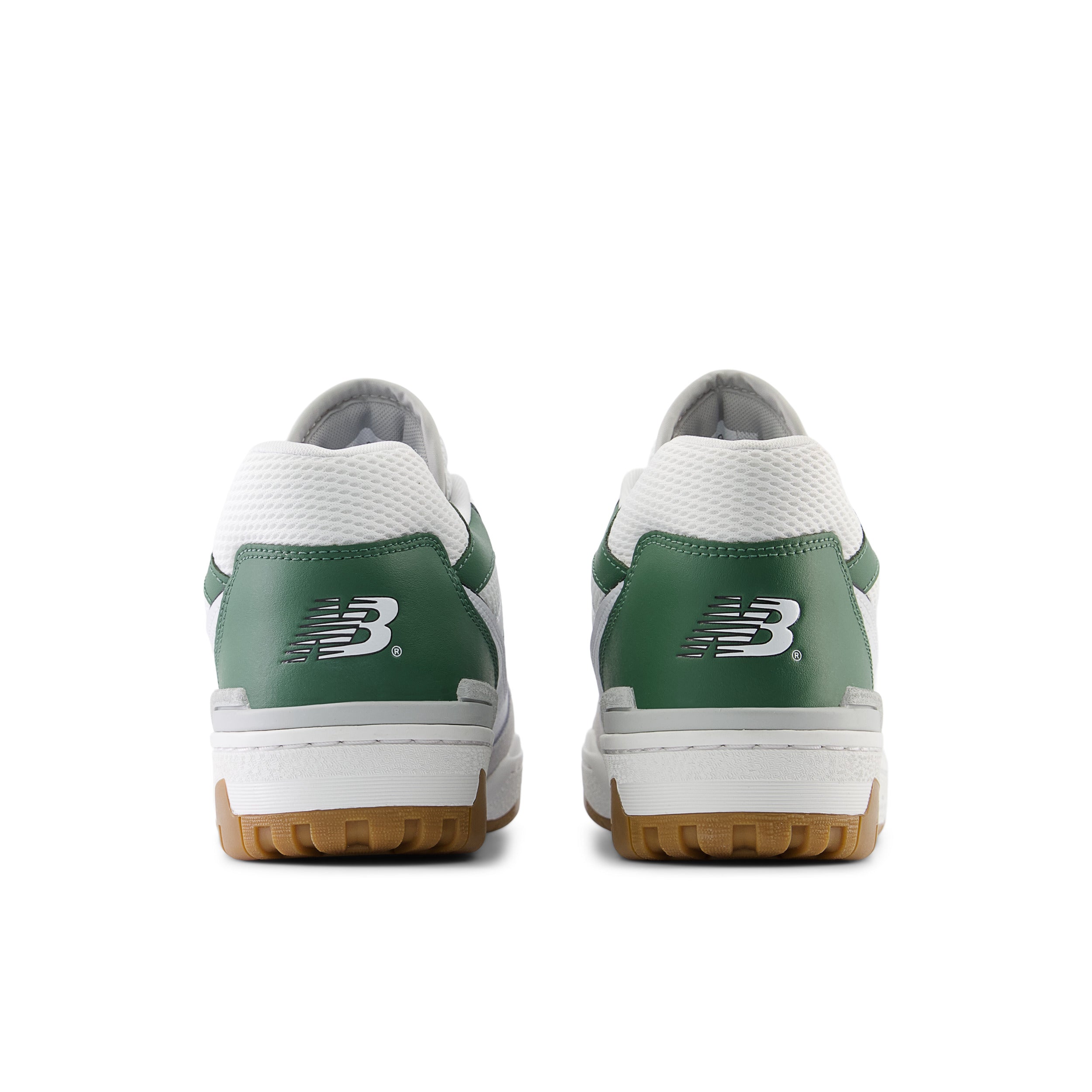 White & Green 550 Sneakers