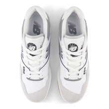 White & Grey 550 Sneakers