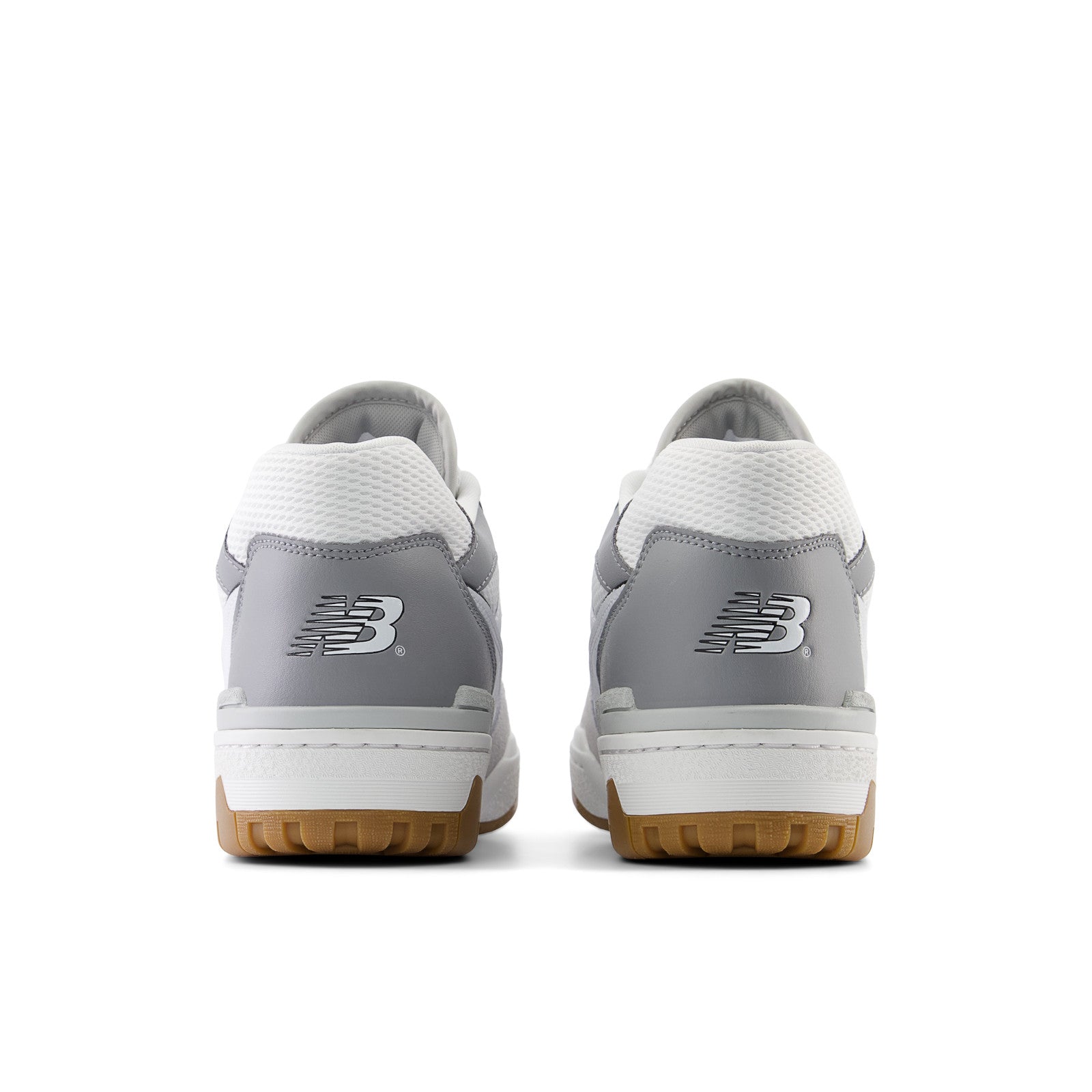 White & Grey 550 Sneakers