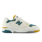 White & Green 550 Sneakers