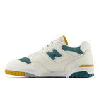 White & Green 550 Sneakers