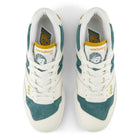 White & Green 550 Sneakers