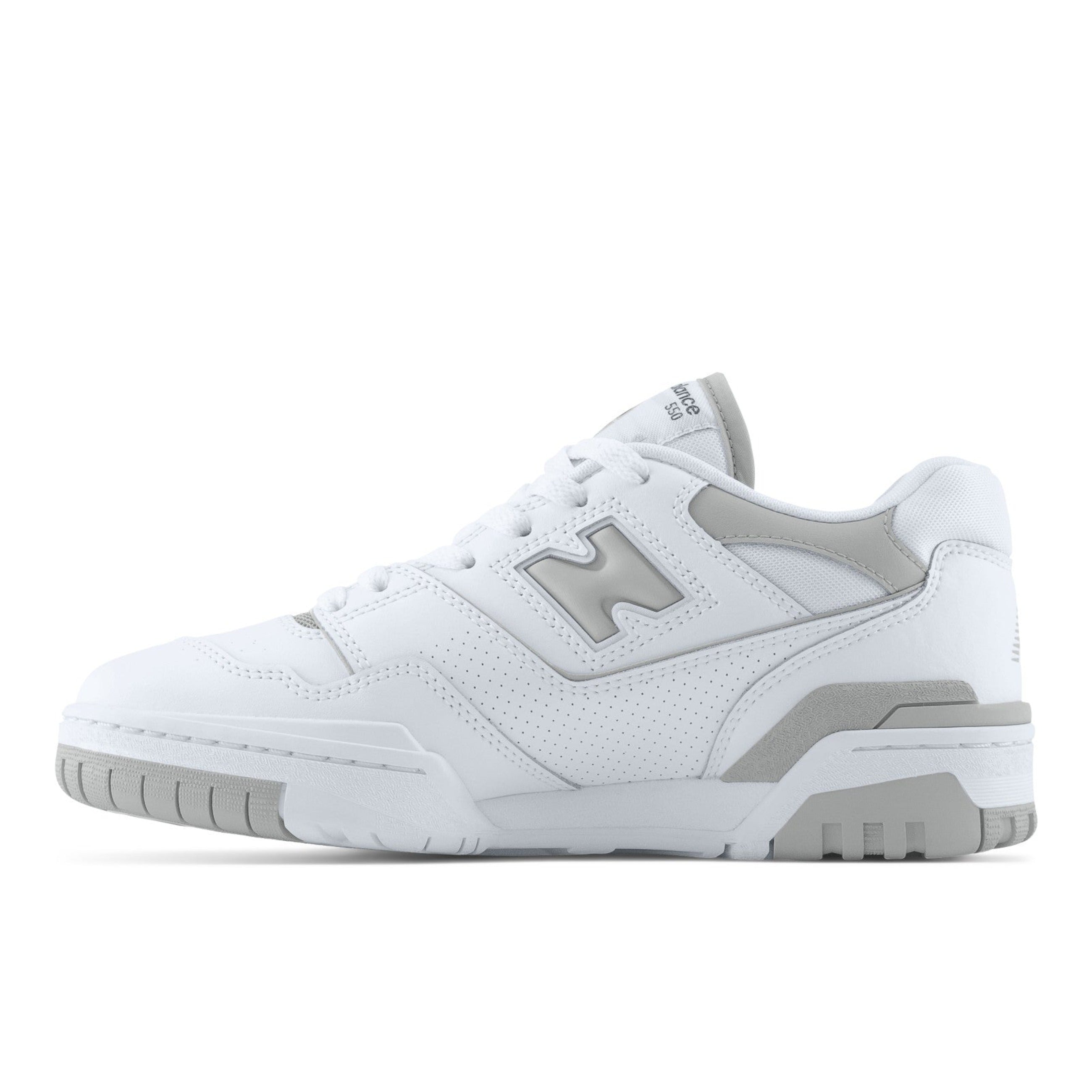 550 - White With Grey