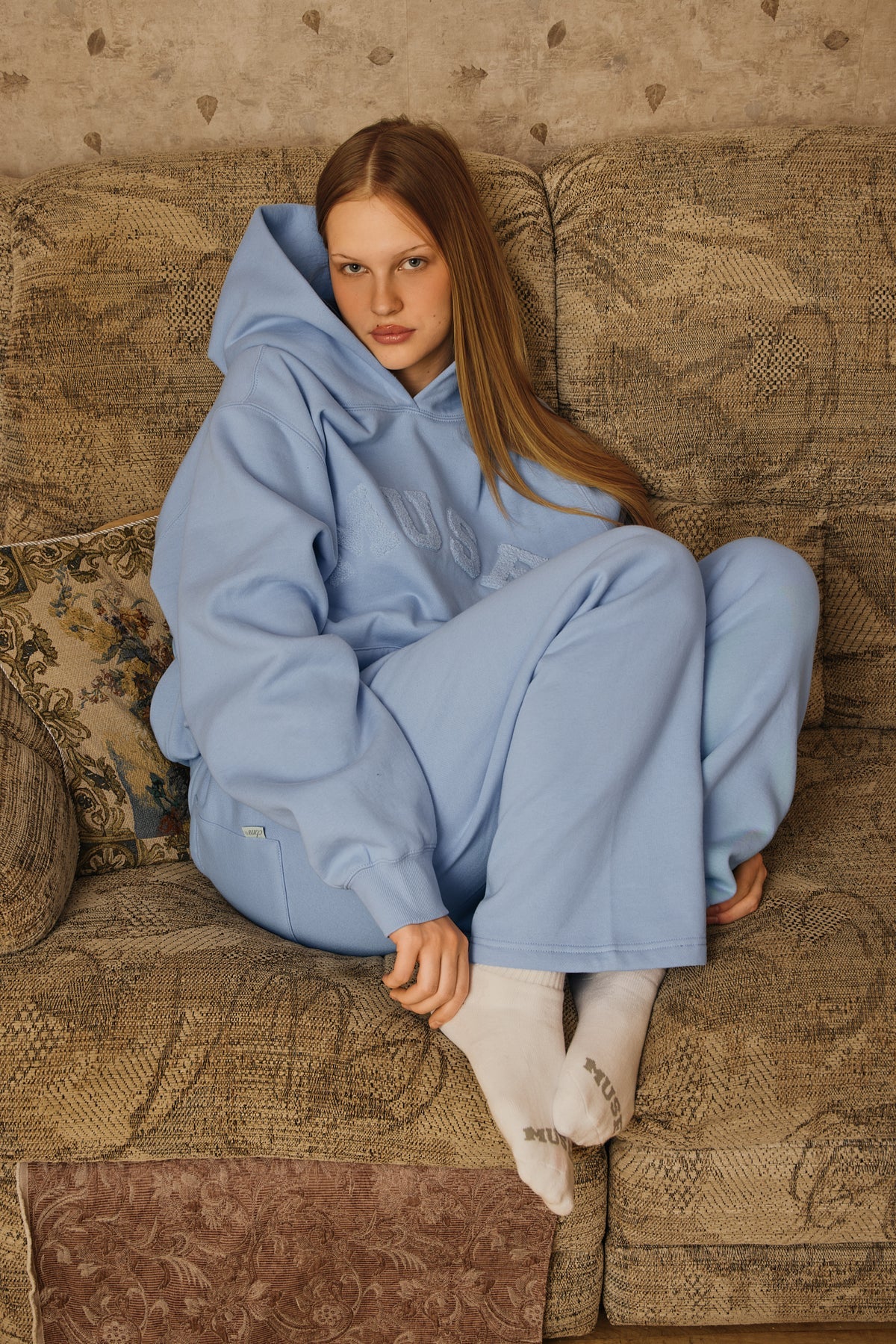 Heavyweight Chenille Hoodie - Blizzard