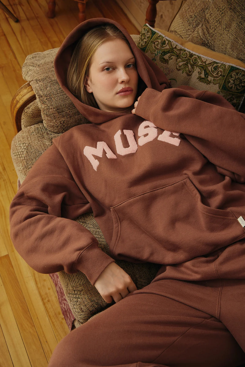Heavyweight Chenille Hoodie - Sundae