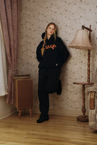 Heavyweight Chenille Hoodie - Americano Black