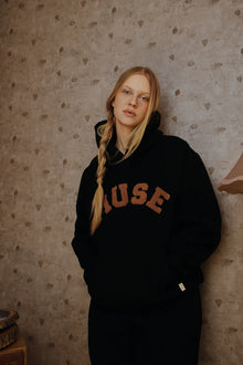 Heavyweight Chenille Hoodie - Americano Black