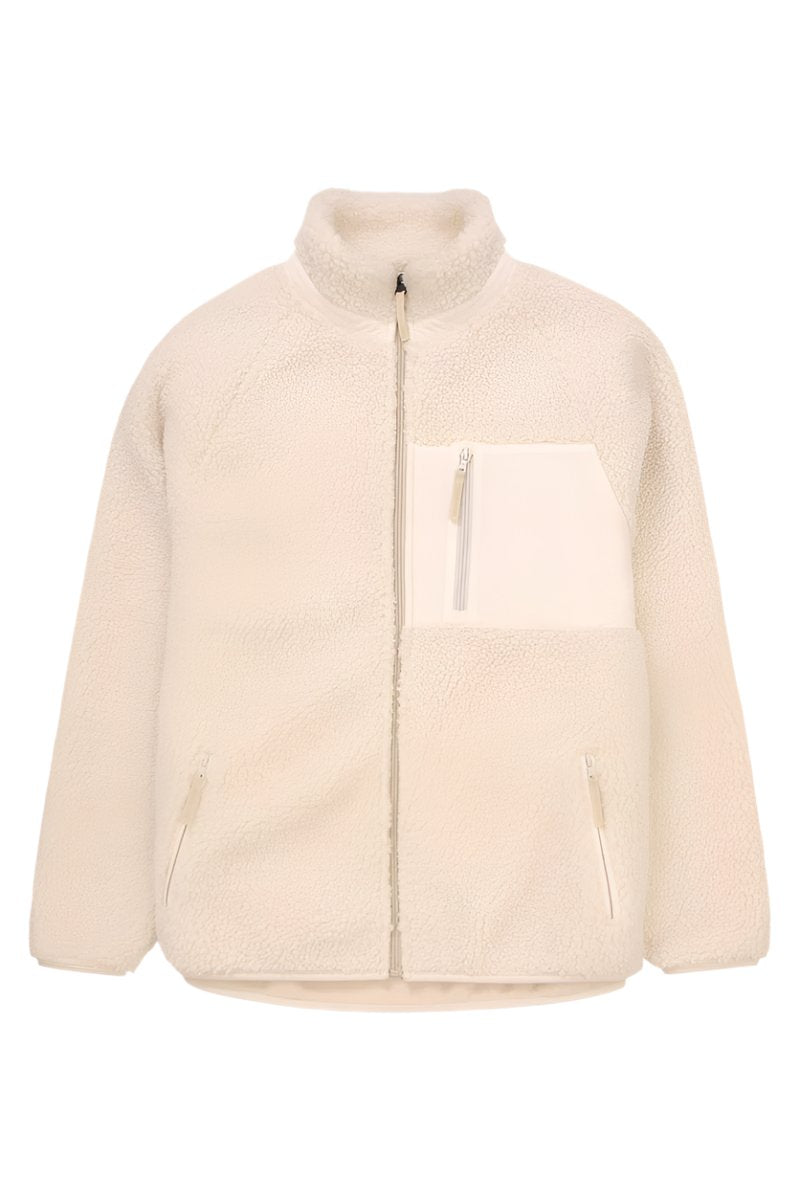 Cream Bonded Fleece Jacket 2.0