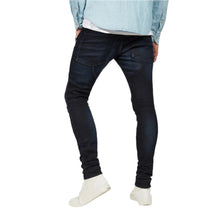 Dark Aged 5620 3D Zip Knee Skinny Jeans