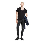 Base V-Neck T-Shirt - Black