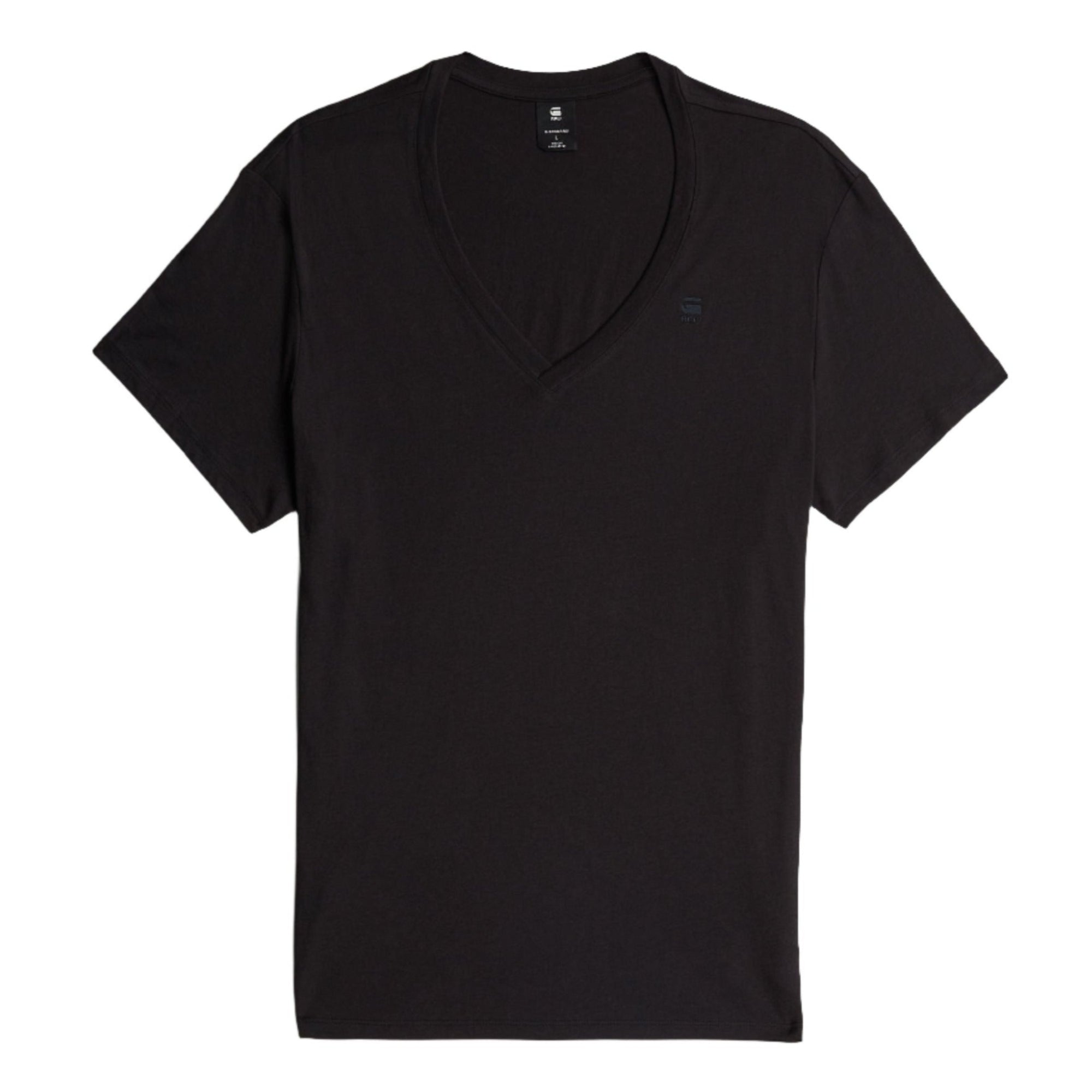 Base V-Neck T-Shirt - Black