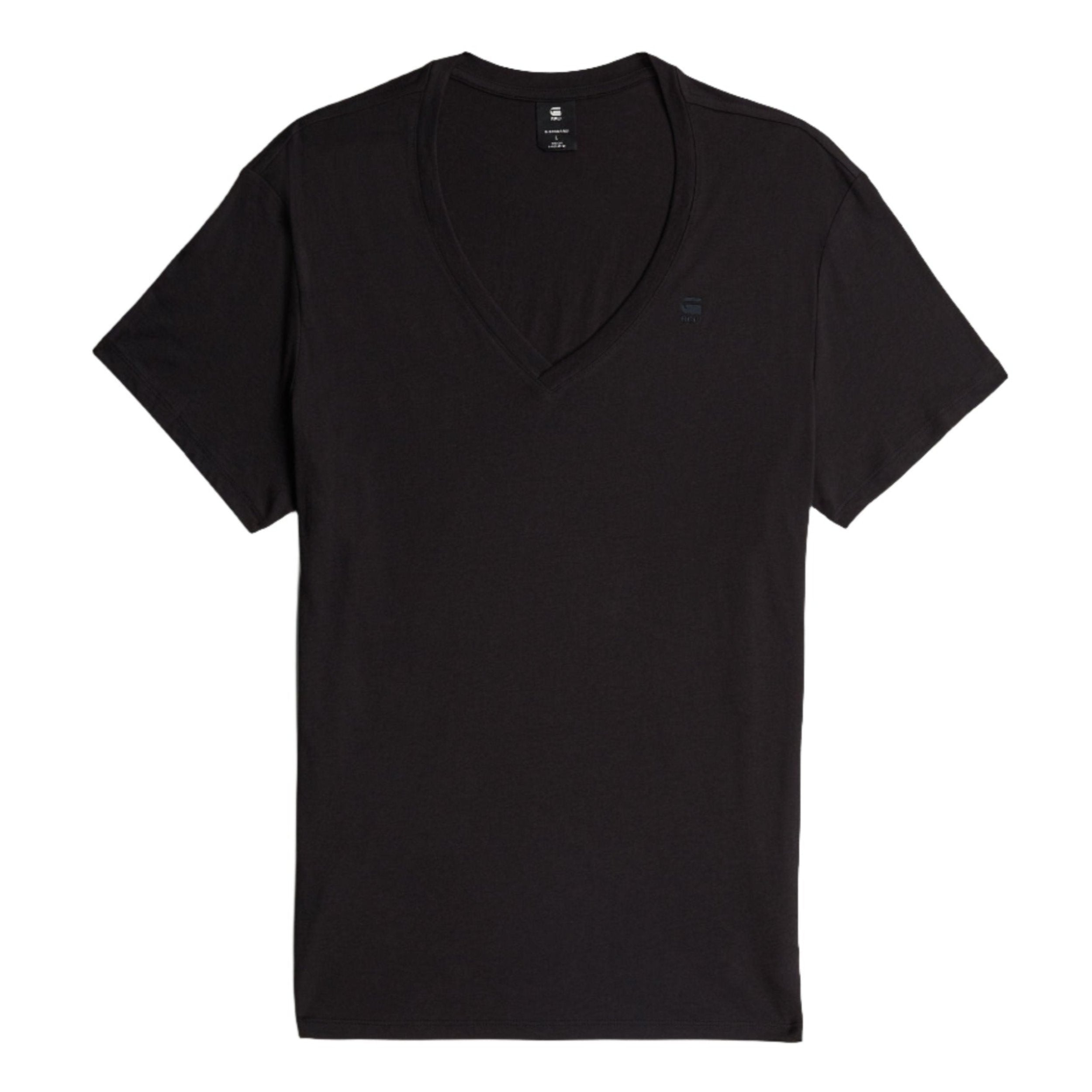 Base V-Neck T-Shirt - Black