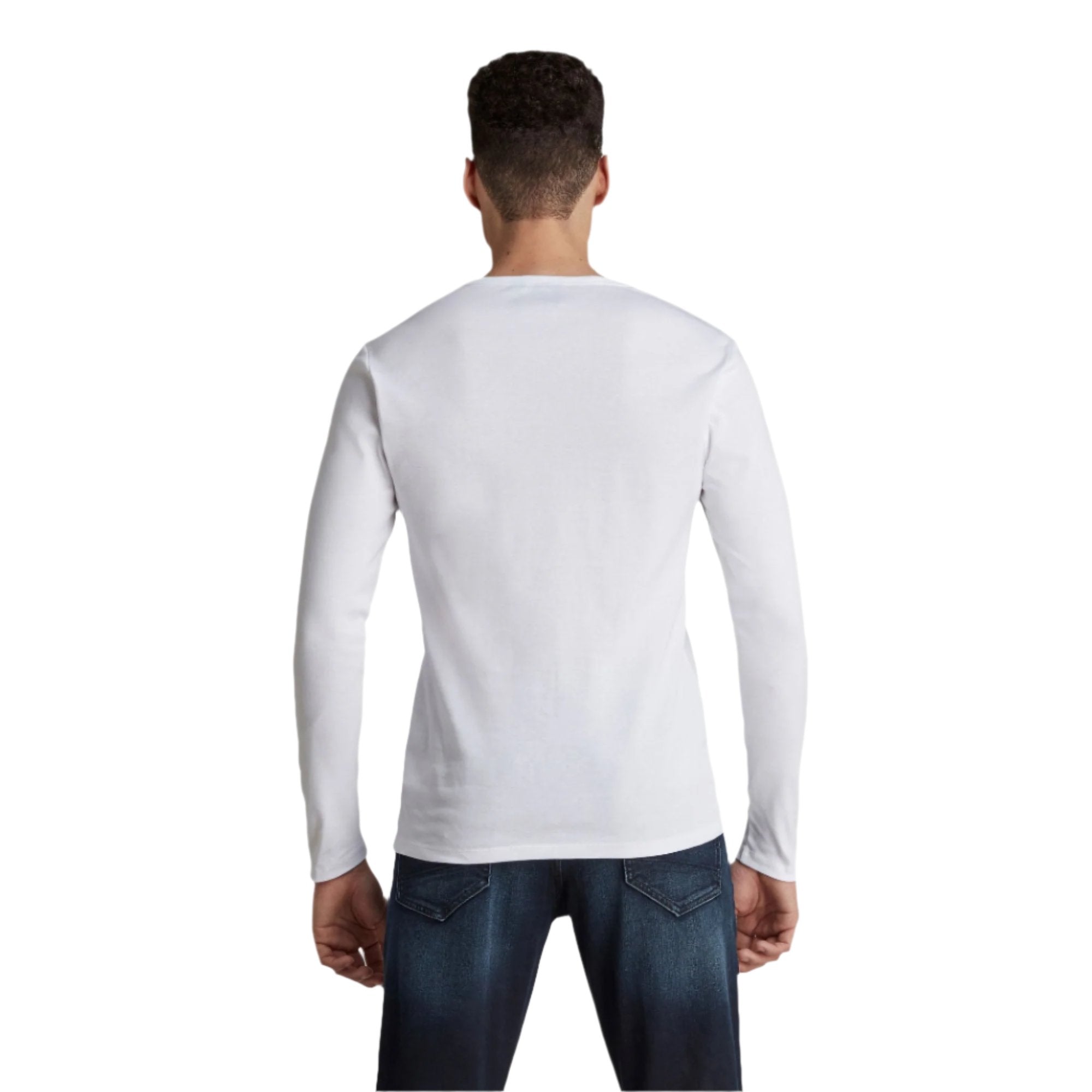 Basic Long Sleeve T-Shirt - White