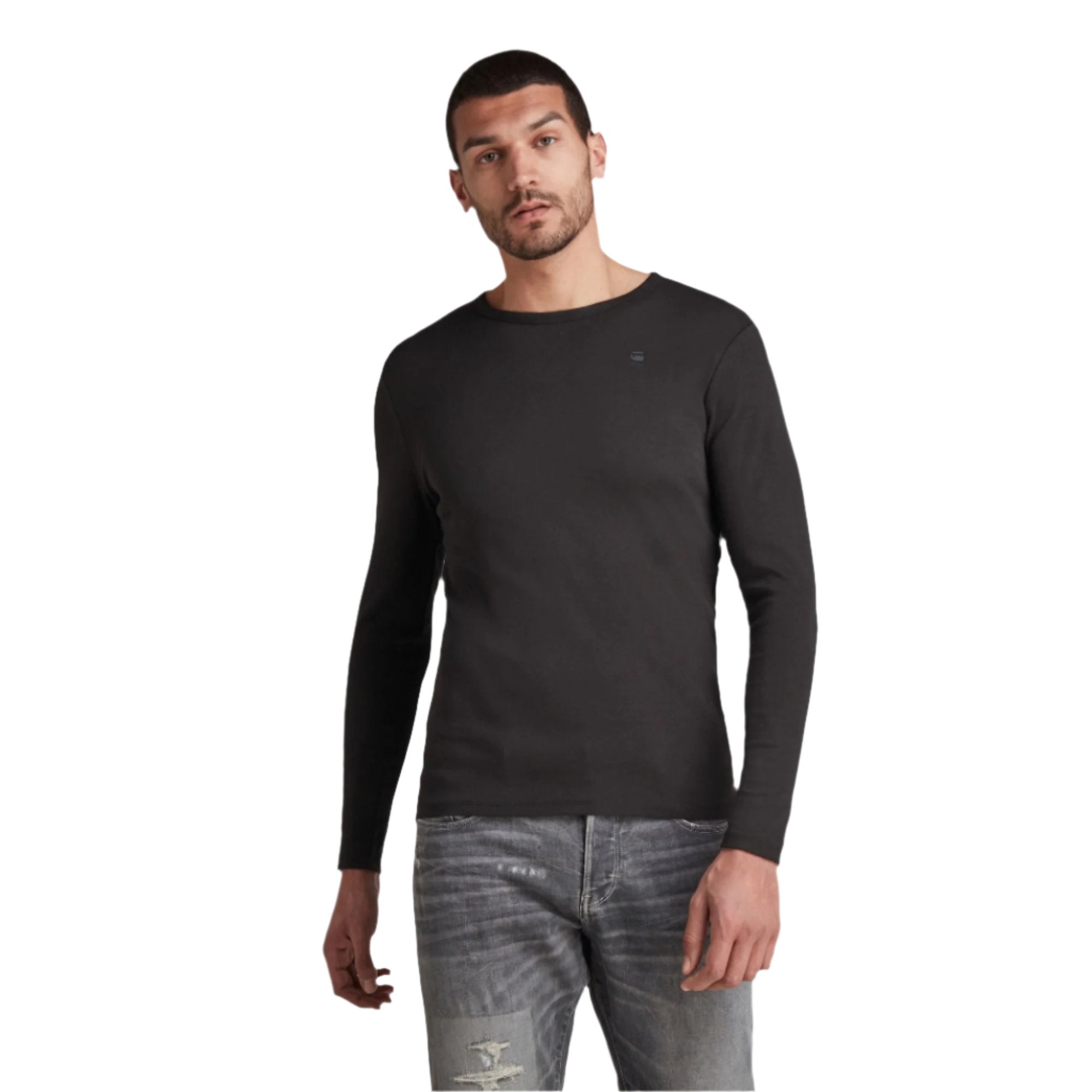 Basic Long Sleeve T-Shirt - Black