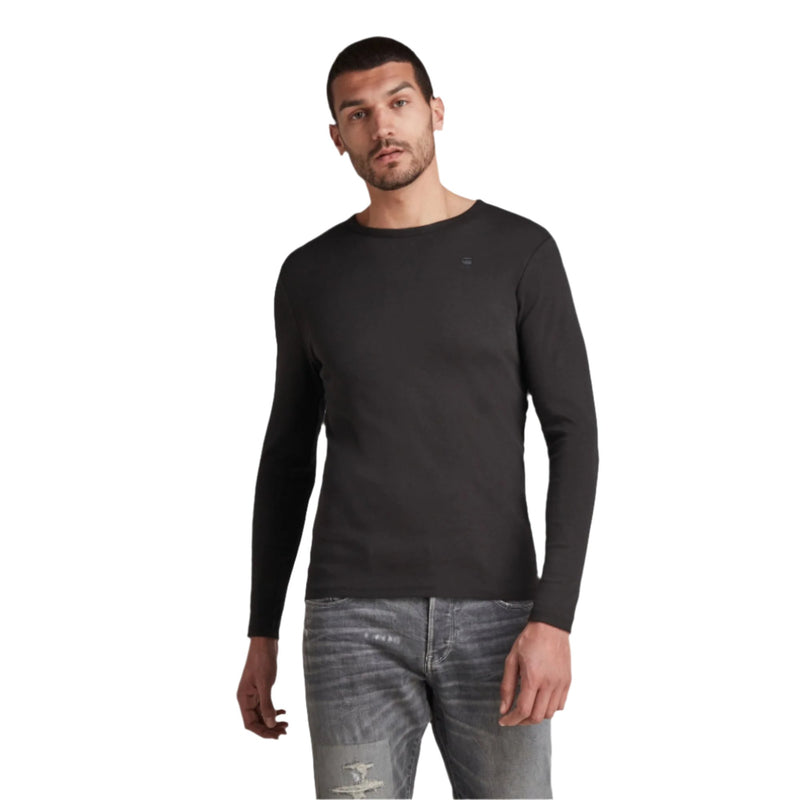 Basic Long Sleeve T-Shirt - Black