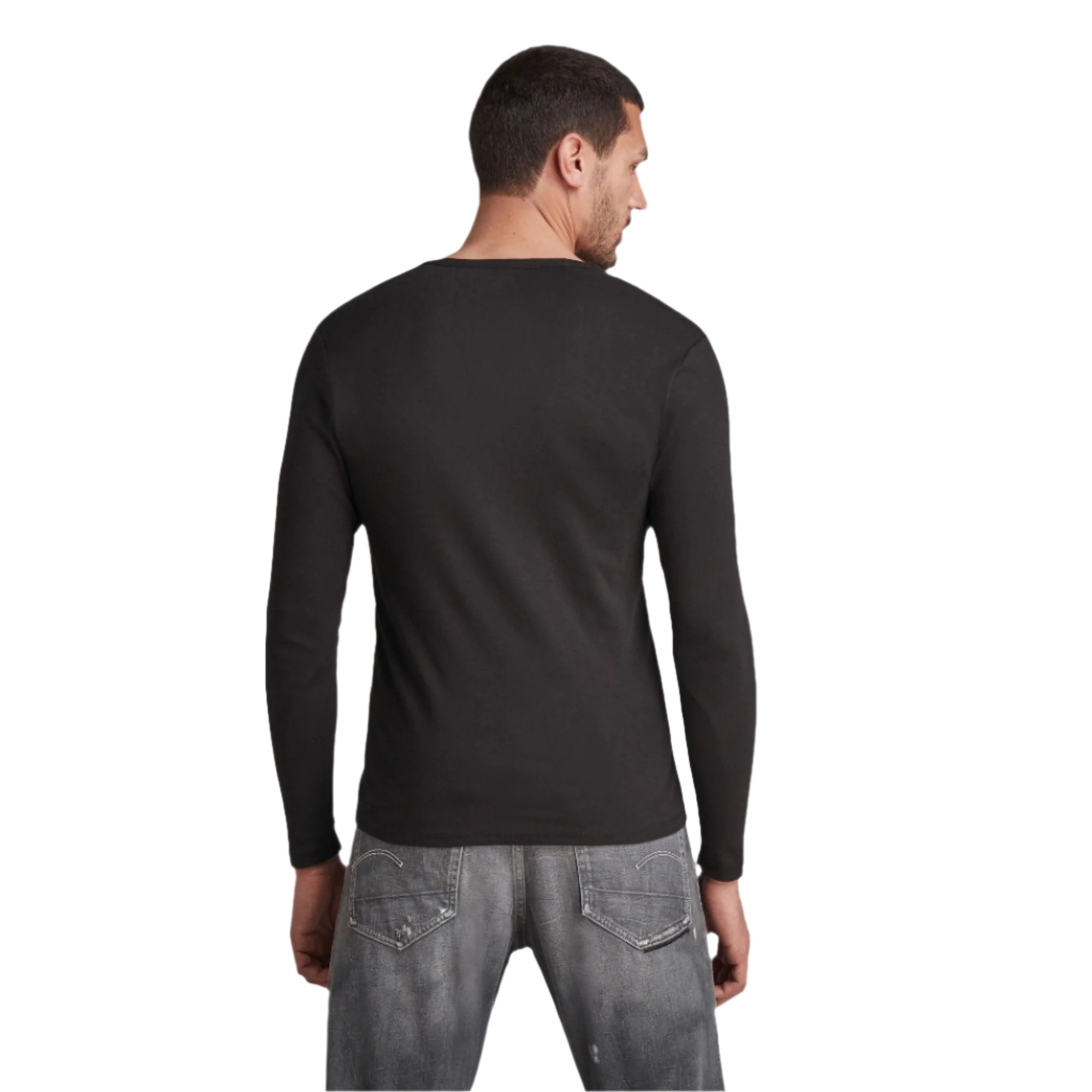 Basic Long Sleeve T-Shirt - Black