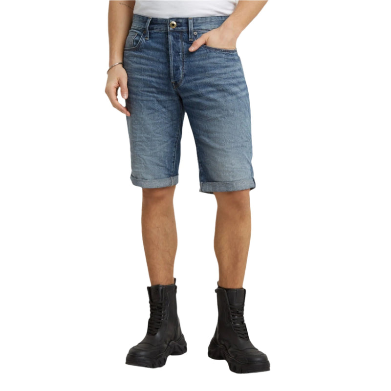 3301 Short - Medium Blue Aged