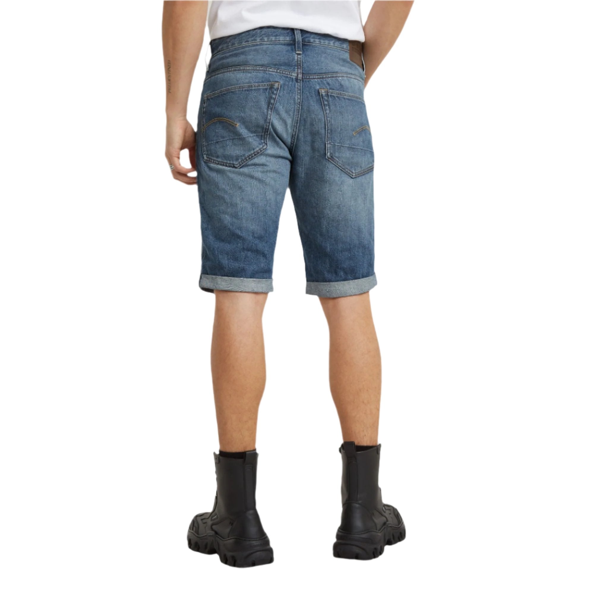 3301 Short - Medium Blue Aged