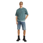 3301 Short - Medium Blue Aged