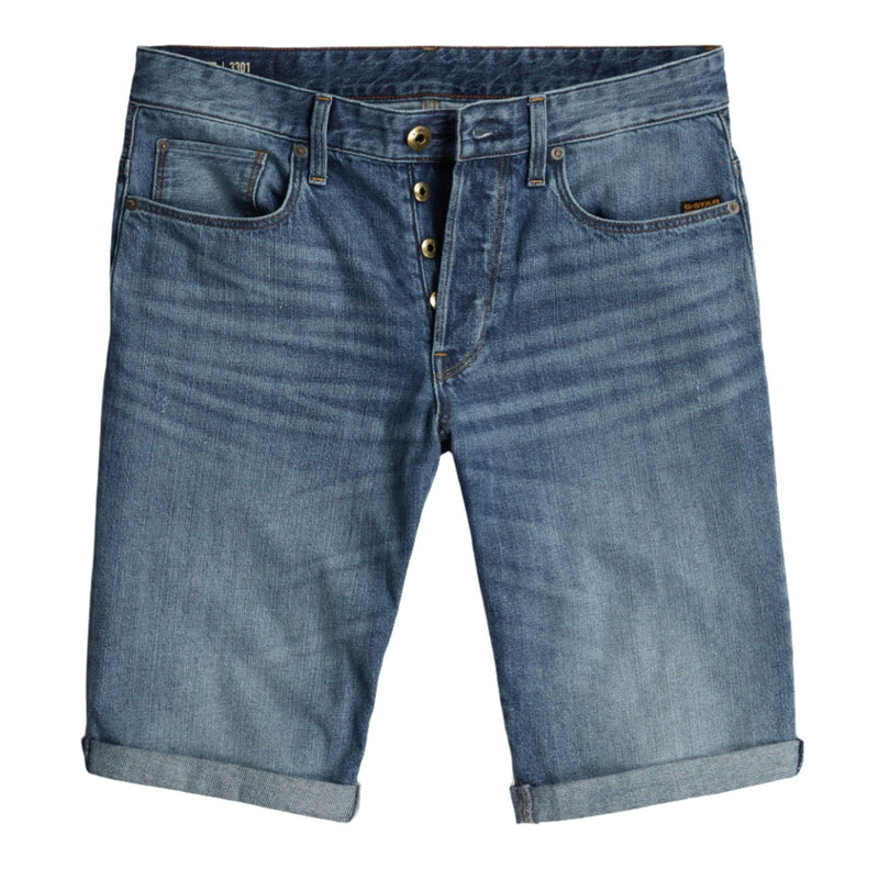 3301 Short - Medium Blue Aged