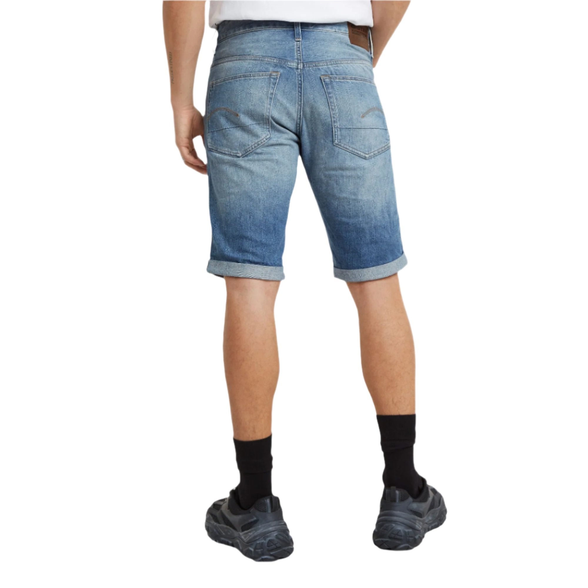 3301 Slim Short - Light Blue