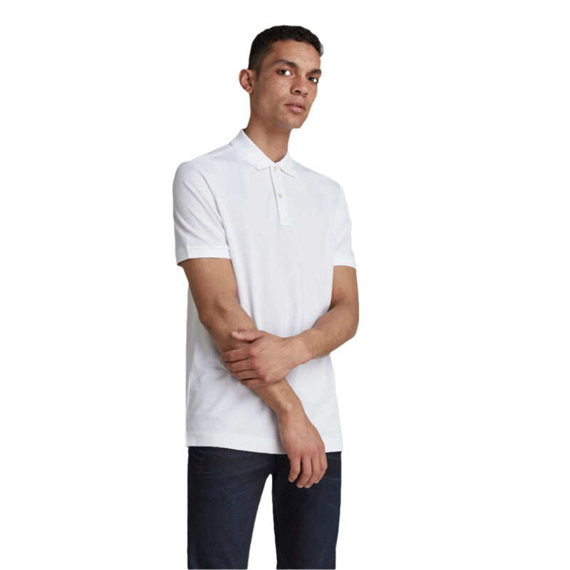 Dunda Slim Polo - White