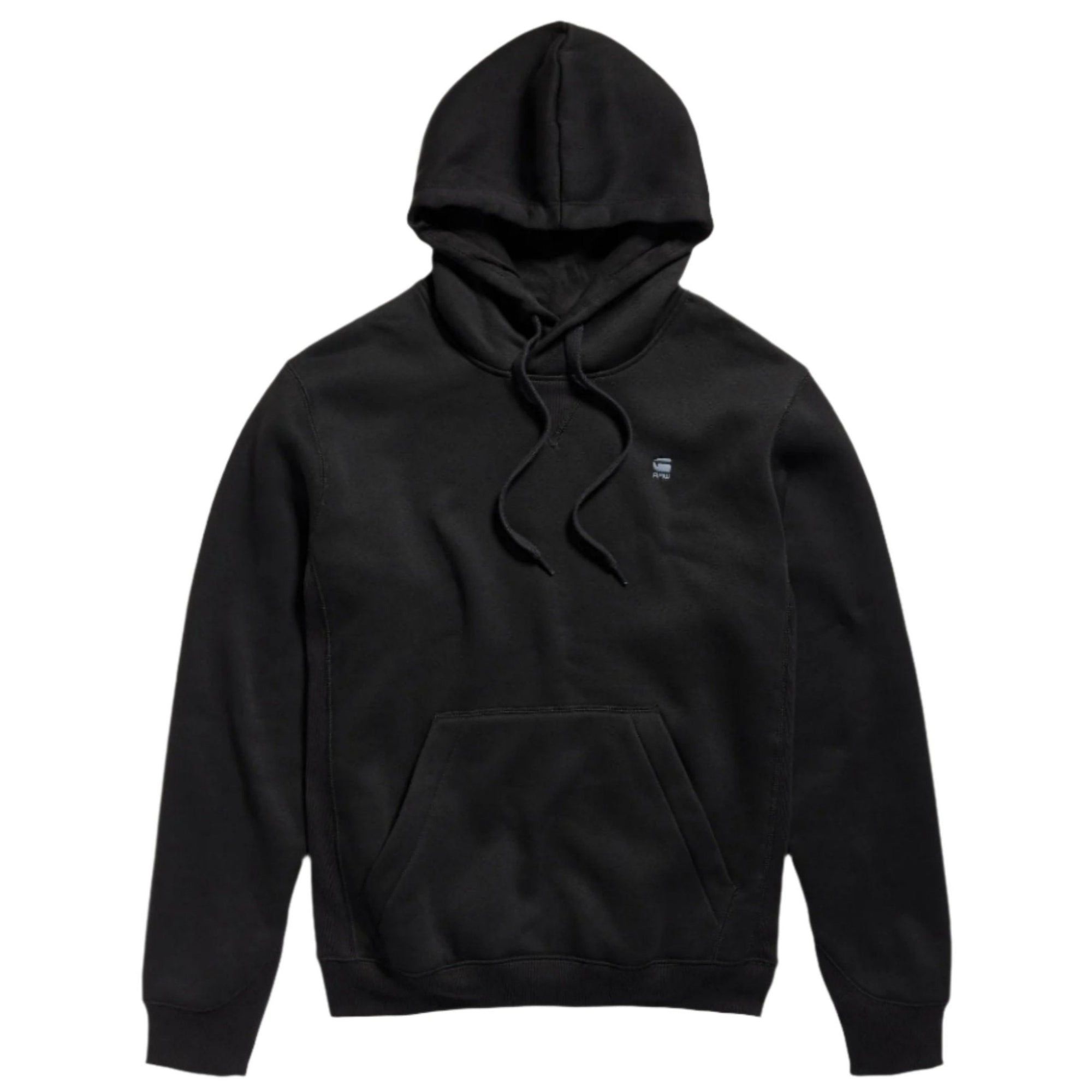 Premium Cored Hooded Sweater - Black