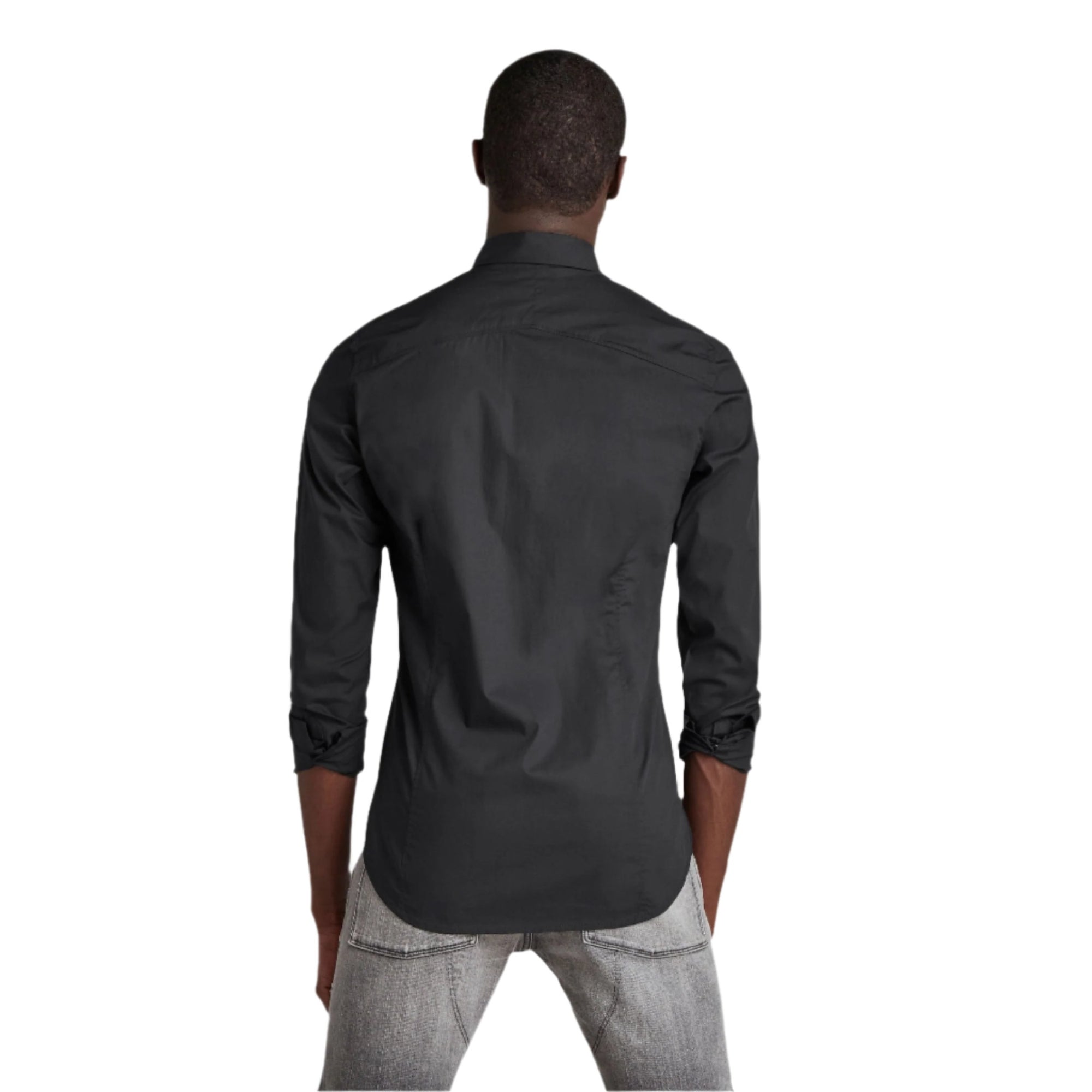 Dressed Super Slim Shirt - Dark Black