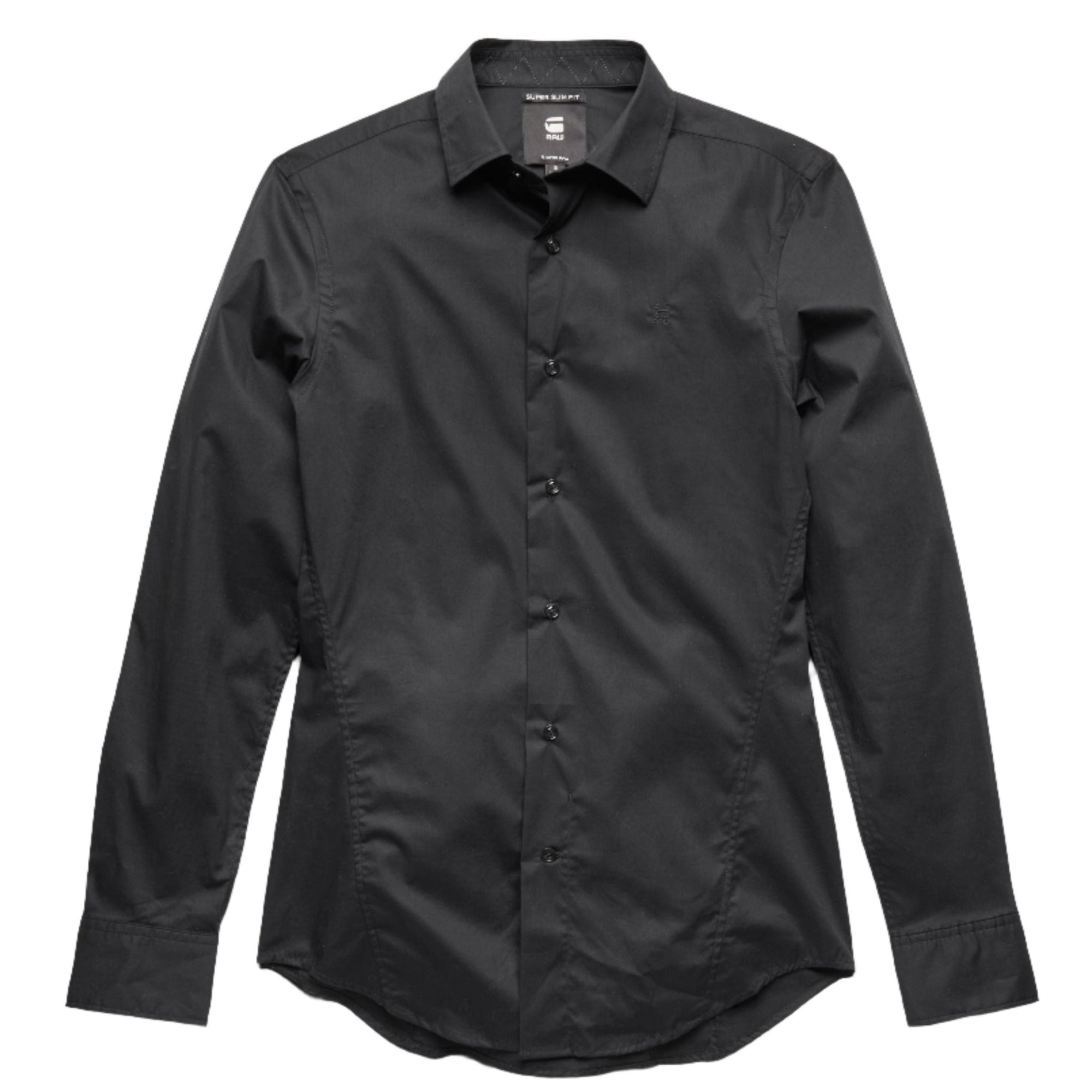 Dressed Super Slim Shirt - Dark Black