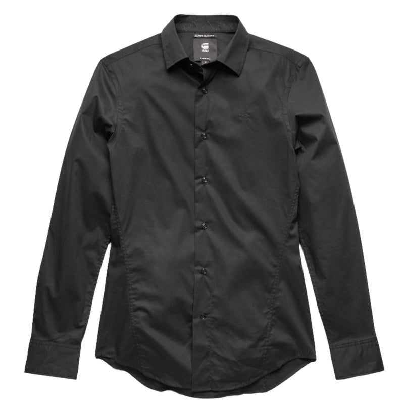 Dressed Super Slim Shirt - Dark Black