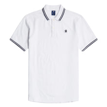 White Dunda Slim Stripe Polo